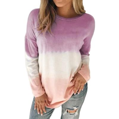 China QUICK DRY Crewneck Women's Sweatshirt Crewneck Second Tie Dye Hoodies And Sweatshirts for sale