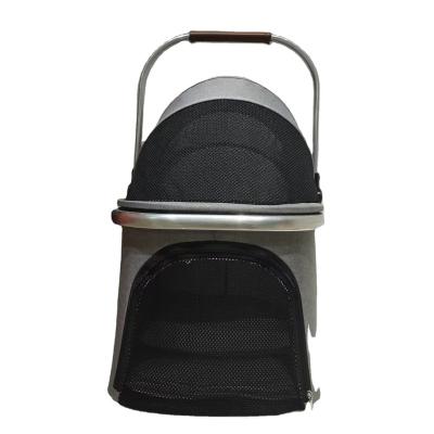 China OEM CK2 Viable Pet Carrier Basket Portable Breathable Pet Supplies Stroller Accessories for sale