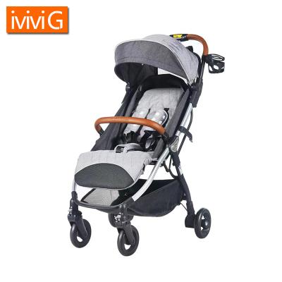 China Can Lie Down Large Capacity Sun-Shading Hot Sale X7 Aluminum Baby Stroller Fully With Adjustable Backrest for sale