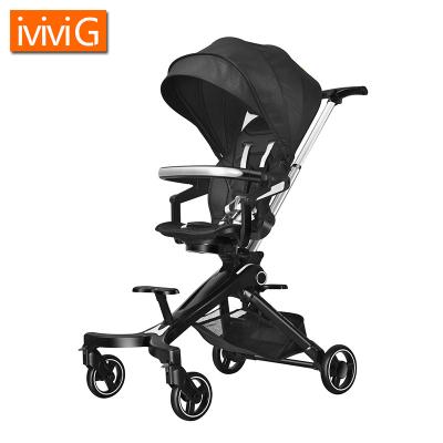 China Unable To Lie Down Best Quality U3 Baby Stroller Pram 2 In 1 Easy Folding Portable Travel System Pram Stroller for sale