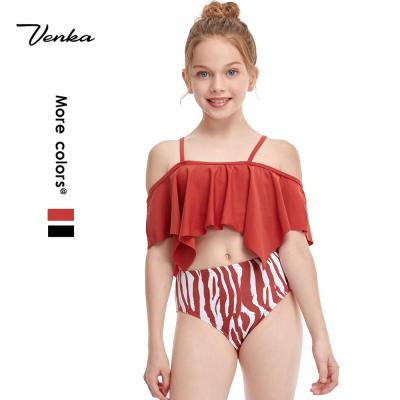 China 10 Year Old Girl Swimsuit Wholesale Bikini Cute Swimwear Family Cute Children Beach Wear Lovely for sale