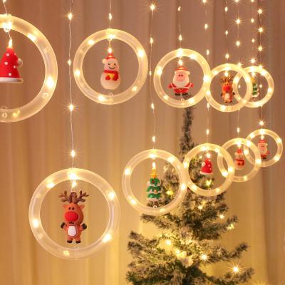 China Xmas Tree Decoration Snowman LED String Light USB Lights Santa Claus Party Outdoor Decor Gift for sale