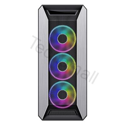 China With Fan Tecnomall Gaming Desktop PC Computer Game ATX Computer Case And Towers CPU Cabinet for sale