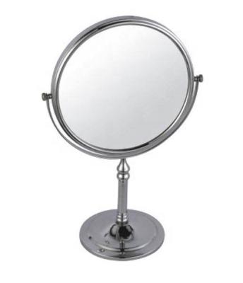 China HSY4001 6inch Magnifying Double Sided Standing Table Bathroom Magnifying Makeup Cosmetic Mirror for sale