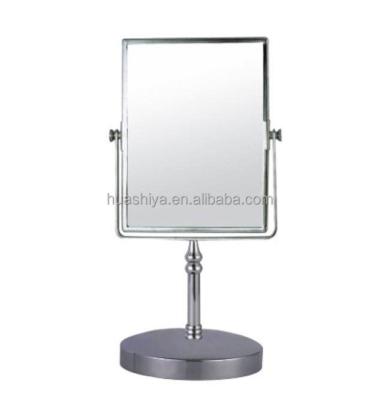 China HSY-914 Magnifying Hairdresser Double Sided Makeup Square Bathroom Mirror for sale