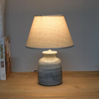 China Concise Modern European Modern Style Popular New Design Hand Paint YH Concise Hotel Decor Bedside Bed Side Table Home Lamp for sale