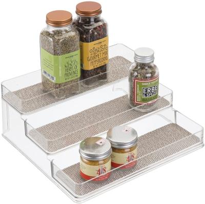 China Sustainable Kitchen Pantry 3 Tier Organizer For Cabinet Countertop Vanity Desk Craft Room for sale