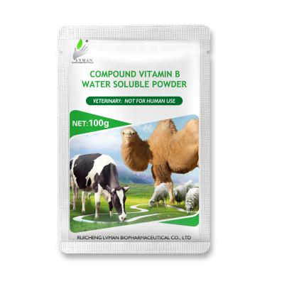 China Compound Vitamin B Powder Veterinary Drug Water Soluble For Oral Administration for sale