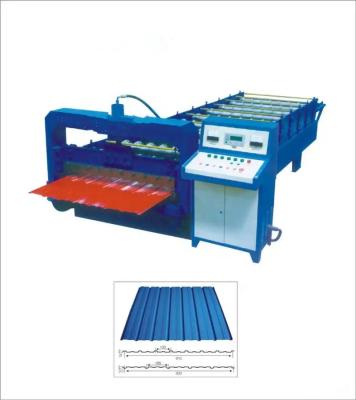 China Processing corrugated steel sheets Corrugated Roofing Sheet Forming Machine for sale