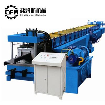 China Cold Rolled Steel(CR) Photovoltaic Solar Roll Forming Machine/Bracket with Punching Hydraulic Cutting for C/U Purlin for sale