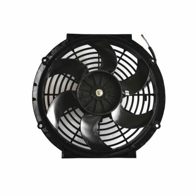 China Heat Dissipation 10 Inch Universal Condenser Fan With Straight Blade And Curve Blade for sale