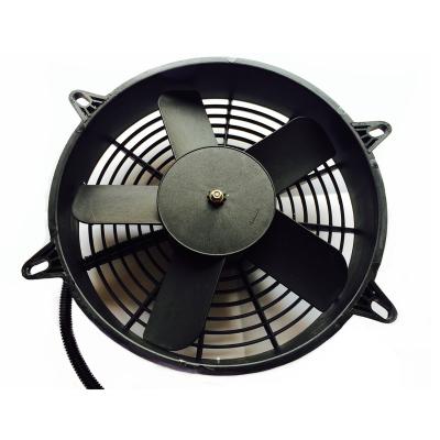 China ABS+nylon BUS condenser fan 12 inch fan brushed condenser fan for sale