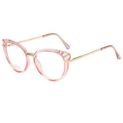 China Free sample Anti-blue light optical frames manufacturers in China 2021, anti blue light tr90 glass alloy frame fashion branded Eyewear 20202 for sale