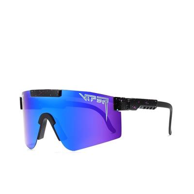 China Sports Sunglasses 2021 Mines Viper TR90 Frame Mirrored Lens Windproof Cycling Sport Polarized Sunglasses For Women Mens for sale