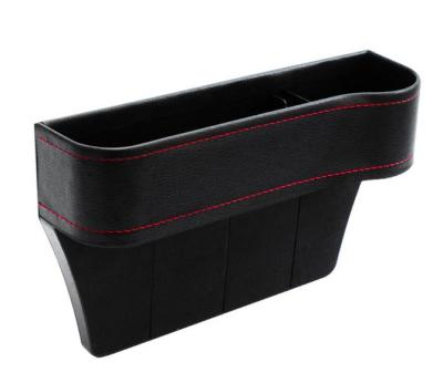 China Wholesale Factory Business Automotive Cup Holder Instrument Organizer Box Leather Driver Seat Car Storage Box for sale