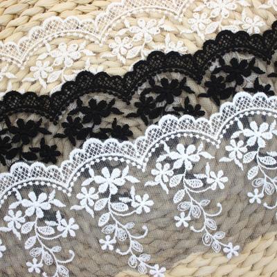 China Other Ladies Lace Fabric Embroidery Wedding Dress Lace Flower Clothing Water Soluble Craft Knitted Mesh Lace for sale