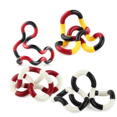 China Children Learning Playing Anti Stress Toy Twist Adult Decompression Toy Child Anti Deformation Rope For Stress Child Play Toy for sale