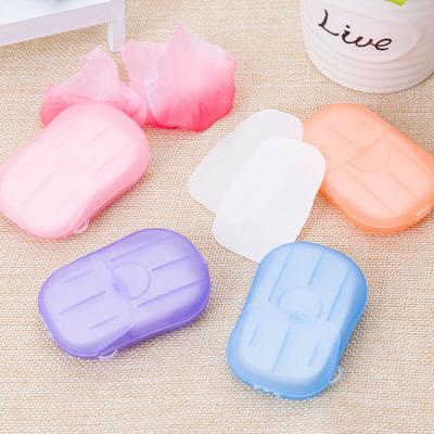 China Wholesale Mini Paper Soap Basic Cleaning Portable Disposable Soap For Washing Hand Equipment Protection for sale