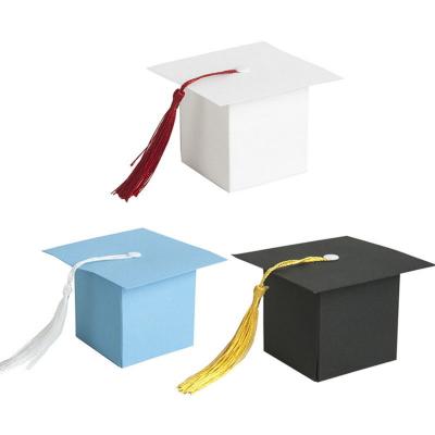 China Other Bachelor Hat Candy Box Graduation Favor Gift Box Party Decorations Supplies for sale