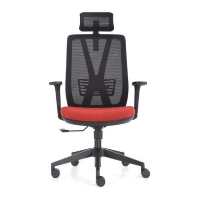 China Hot 2022 Best Base High Back Nylon Mesh Office Chairs With Neck Support (Height) Adjustable for sale