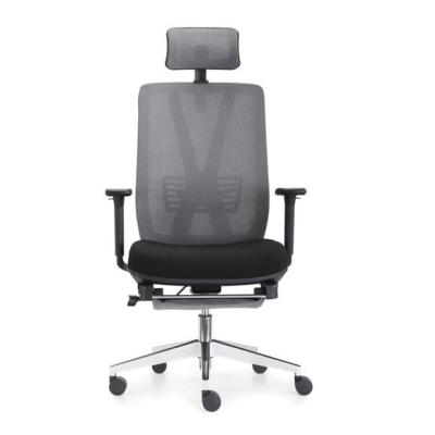 China High Back Mesh Back Executive Reclining Office (Height) Simple Style Adjustable Chairs With Footrest for sale