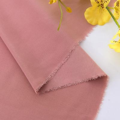 China Sustainable Woman Pink Shirt Viscous Silk Stretch Fabrics For Women Dress for sale