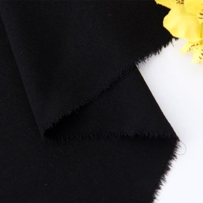 China Black Luxury Acetate Dubai Crepe Abaya Fabric Sustainable For Abaya for sale