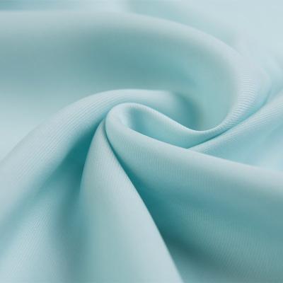 China Durable Single Dyed Twill Light Polyester Fabric Modal Satin for sale