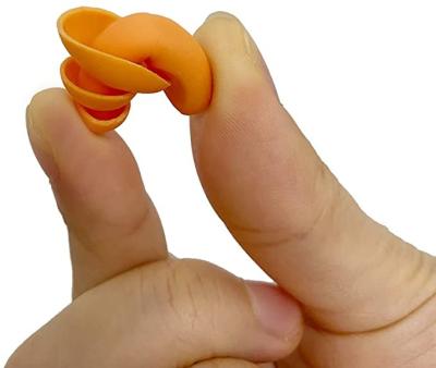 China Soft Reusable Silicone Comfortable Ear Plugs Waterproof Earplugs For Personal Hearing Protection SP-5 for sale