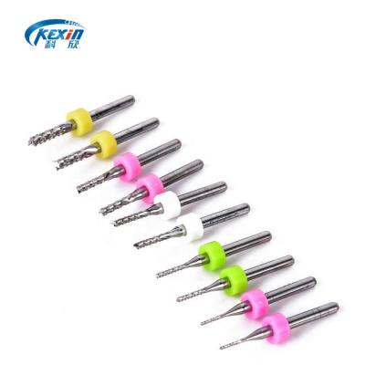 China Solid FR4 Tungsten Carbide PCB Router Bits RHF Router Bit Chip Breaking Router for sale