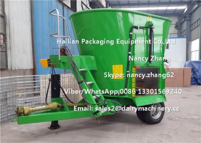 China 7CBM Vertical TMR Mixers For Cow Farms , CE Certificate Cattle Feed Mixer for sale