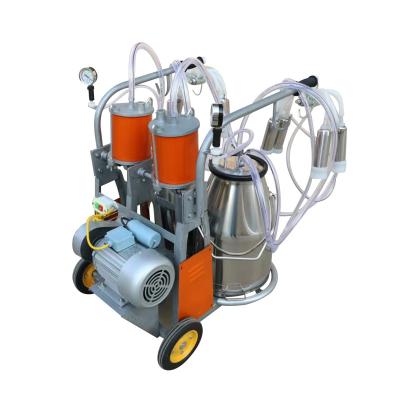 China HL-JN05 Automatic Milking Piston Cow Mobile Milking Machine For Two Cows Milking for sale