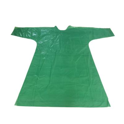 China Personal Protective Veterinary Surgical Gloves Green Disposable Medical With Cover Up Closure for sale