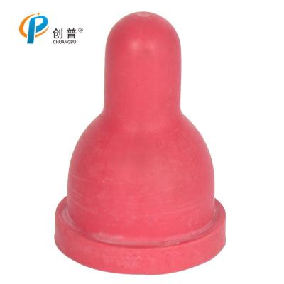 China Slow Flow Calf Feeding Nipple Designed for Newborn Young Goat and Sheep Milk Feeding for sale