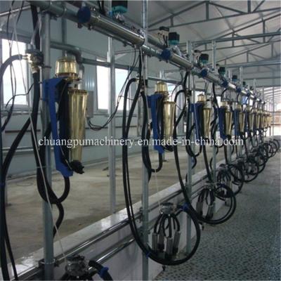 China Milk Flow Meter Herring Bone Milking Parlor System CE ISO SGS FDA Certified Mobile Milking Machine for sale
