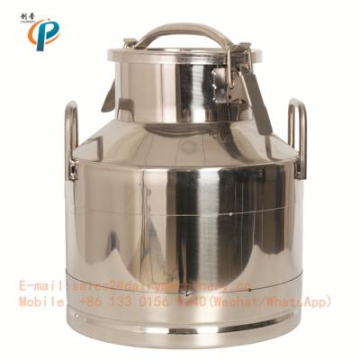 China la leche de acero 15L puede, transporte de la leche del acero inoxidable puede con la fijación de la tapa, envase santairy de la leche en venta