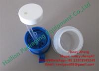 China Durable Plastic Return Teat Dip Cup With Blue Color Cover , Single-Top Molding for sale