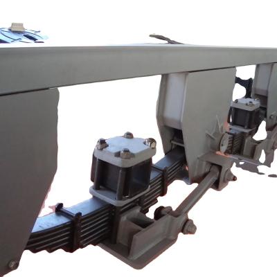 China South African Trailer Two-Axle Trailer Suspension Semi Trailer Mechanical Leaf Spring Suspension for sale