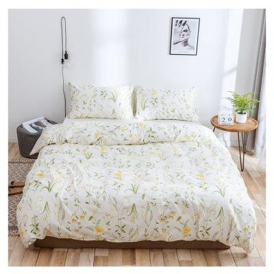 China King Bedding Nondisposable 100% Cotton Duvet Cover Bed Comforter Set for sale