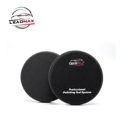 China Light Strong Cut Durability Black Hoop Foam Polishing Pads Sponge Buffing Pad With 3/5/6/7inch For Car Care/Polishing/.Sealing Waxing Gloss for sale