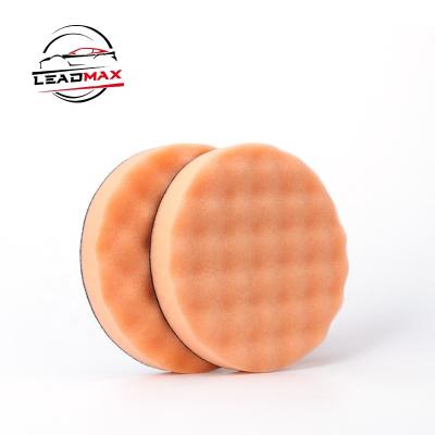 China High Quality Strong Longevity Sponge Pad Wave Foam Polishing Pad Buffing Pad for Car Care for sale