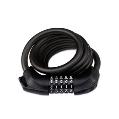 China With SENDE Scooter Lock Combination Bike Cable Lock 5 Digit Bicycle Cable Lock Light Steel Smart Bicycle Accessories Electric Bikes for sale