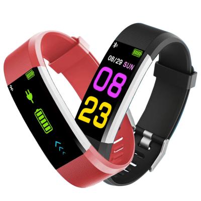 China Smart Bracelet 115plus Band Rate Monitor Pedometer Fitness Tracker Mode-Sport-Real Time Heart for sale