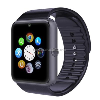 China smartwatch gt 08 mtk smart watch 6261 smart watch gt08 with sim card china lithium polymer battery 380mah for sale