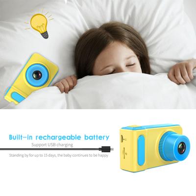 China HOT Sale 1-1.5H Kids Camera Cute 2 Inch Camera Kids Toys Camera Birthday Gift 1080P Kid Toys for sale