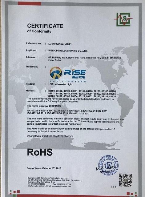 RoHS - Rise Optoelectronics Co., Ltd.