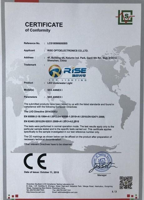 CE - Rise Optoelectronics Co., Ltd.