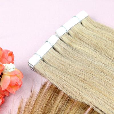 China virgin hair vendors sale silky straight wave on straight hair tape extension with bundles and mul color for sale