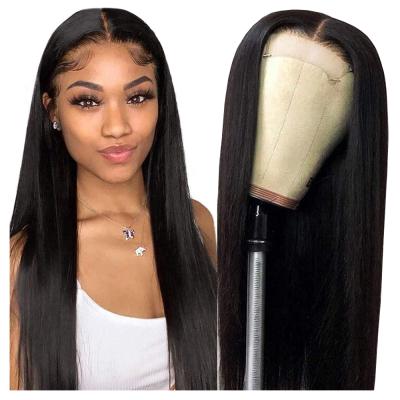 China Can Be Full Cuticle Dyed Hot Sale Aligned HD Thin Layer Lace Closure Pre Plucked Frontal Hair With Bundles for sale