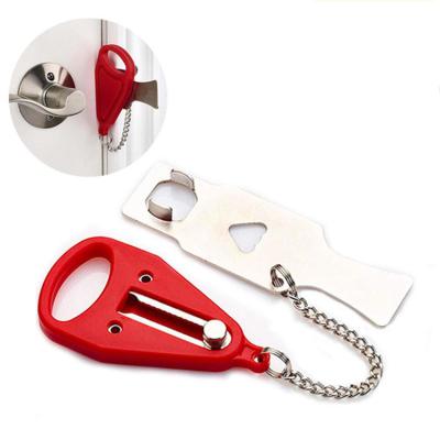 China Home/Warehouse Security New Home Lock etc. Hotel School DIY Guard Travel Lock Apartment Door Privacy Portable Padlock Stopper for sale